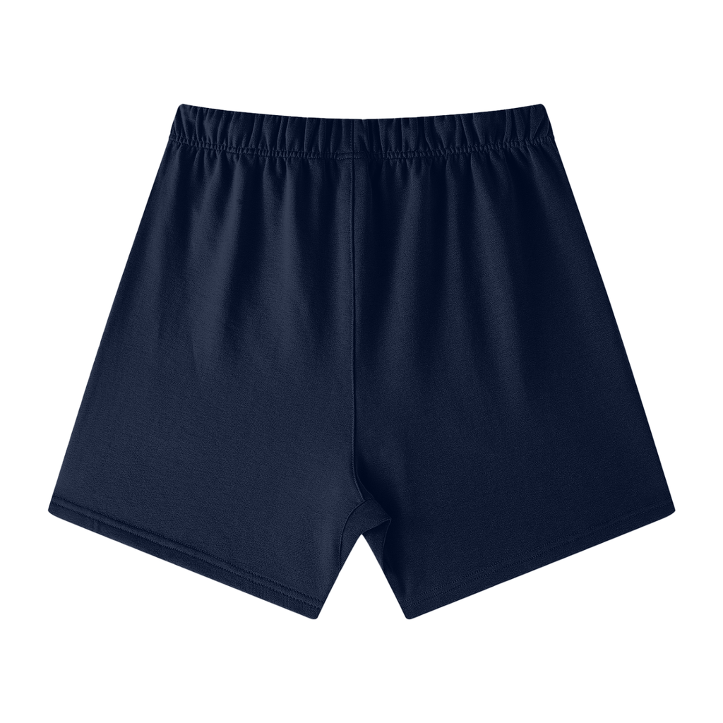 Four Clovers Earth Tone Loose Fit Cotton Shorts