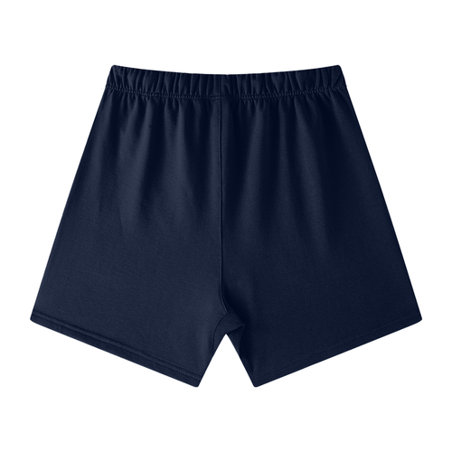 Four Clovers Earth Tone Loose Fit Cotton Shorts