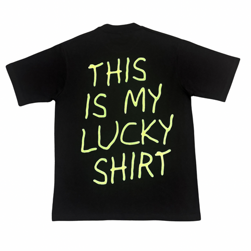 Black Four Clovers Lucky Tee