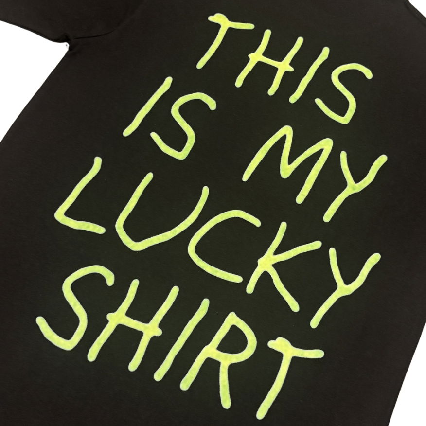 Black Four Clovers Lucky Tee