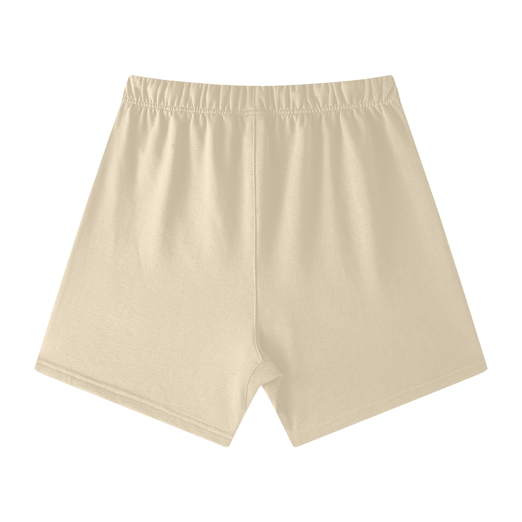 Four Clovers Earth Tone Loose Fit Cotton Shorts