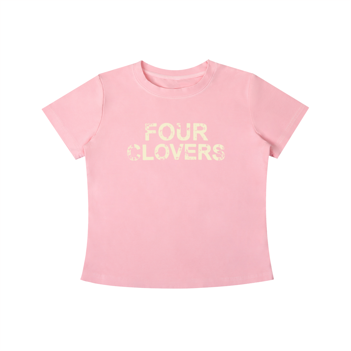 Four Clovers Women’s Vintage Wash Slim Fit T-shirt
