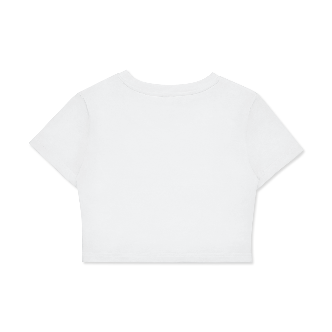 Four Clovers Women's Fitted Crop Cotton T-Shirt