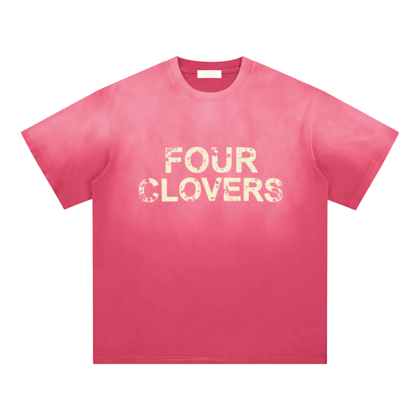 Four Clovers Sunfade Edge Gradient T-Shirt