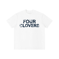 Four Clovers Vintage Wash Distressed T-Shirt