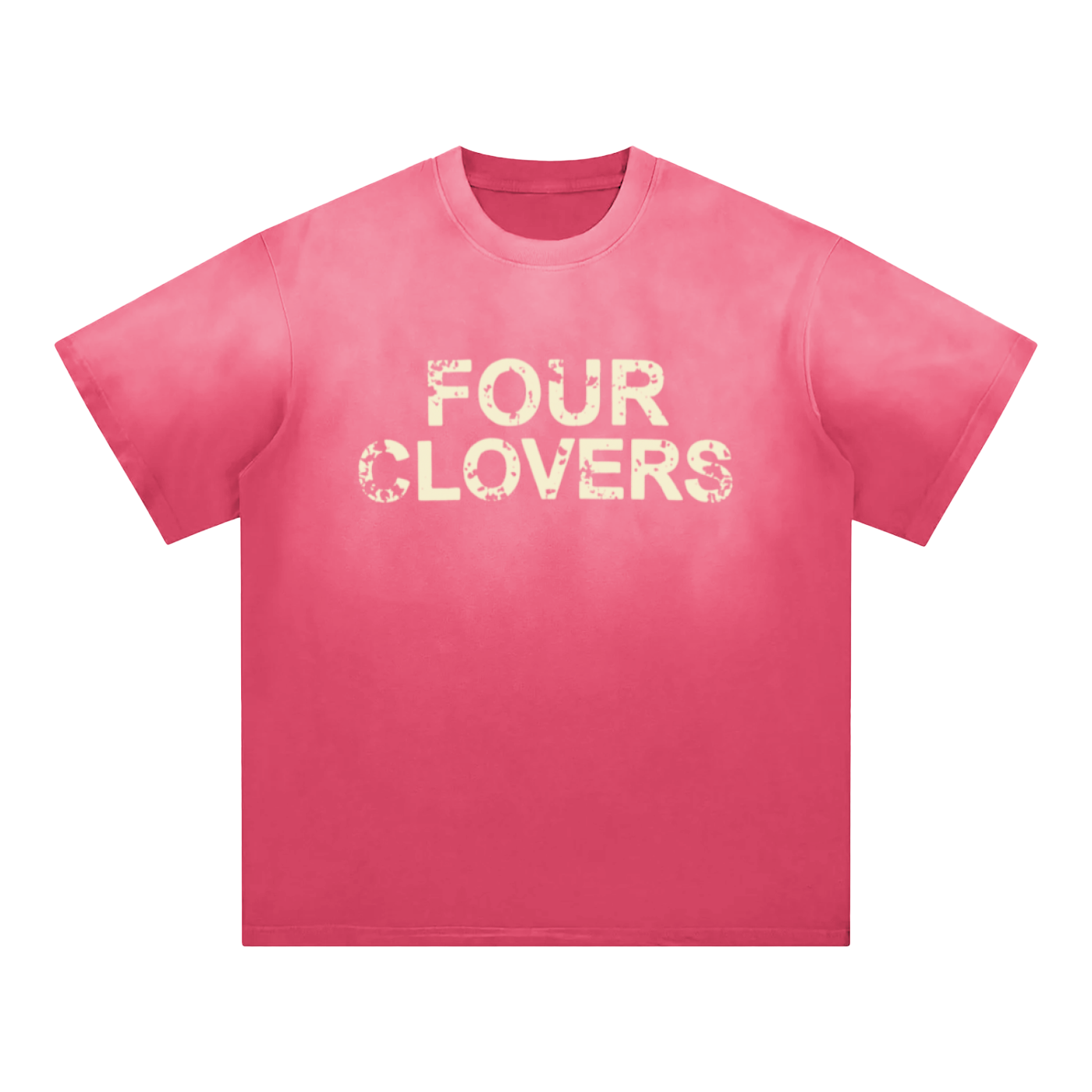 Four Clovers Sunfade Edge Gradient T-Shirt