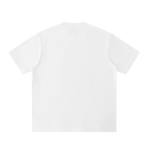 Four Clovers Heavyweight Vintage Washed Frayed T-Shirt