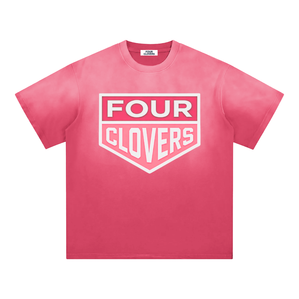 Four Clovers Sunfade Edge Gradient T-Shirt