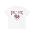 Four Clovers International Unisex Vintage Wash Distressed T-Shirt