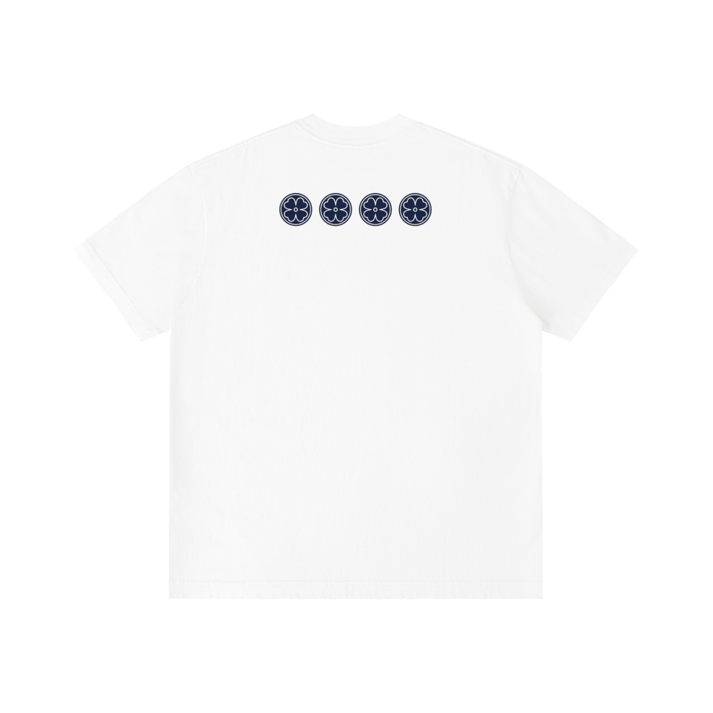 White Unisex Vintage Wash Distressed T-Shirt