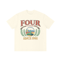 Four Clover Paradise Unisex Vintage Wash Distressed T-Shirt