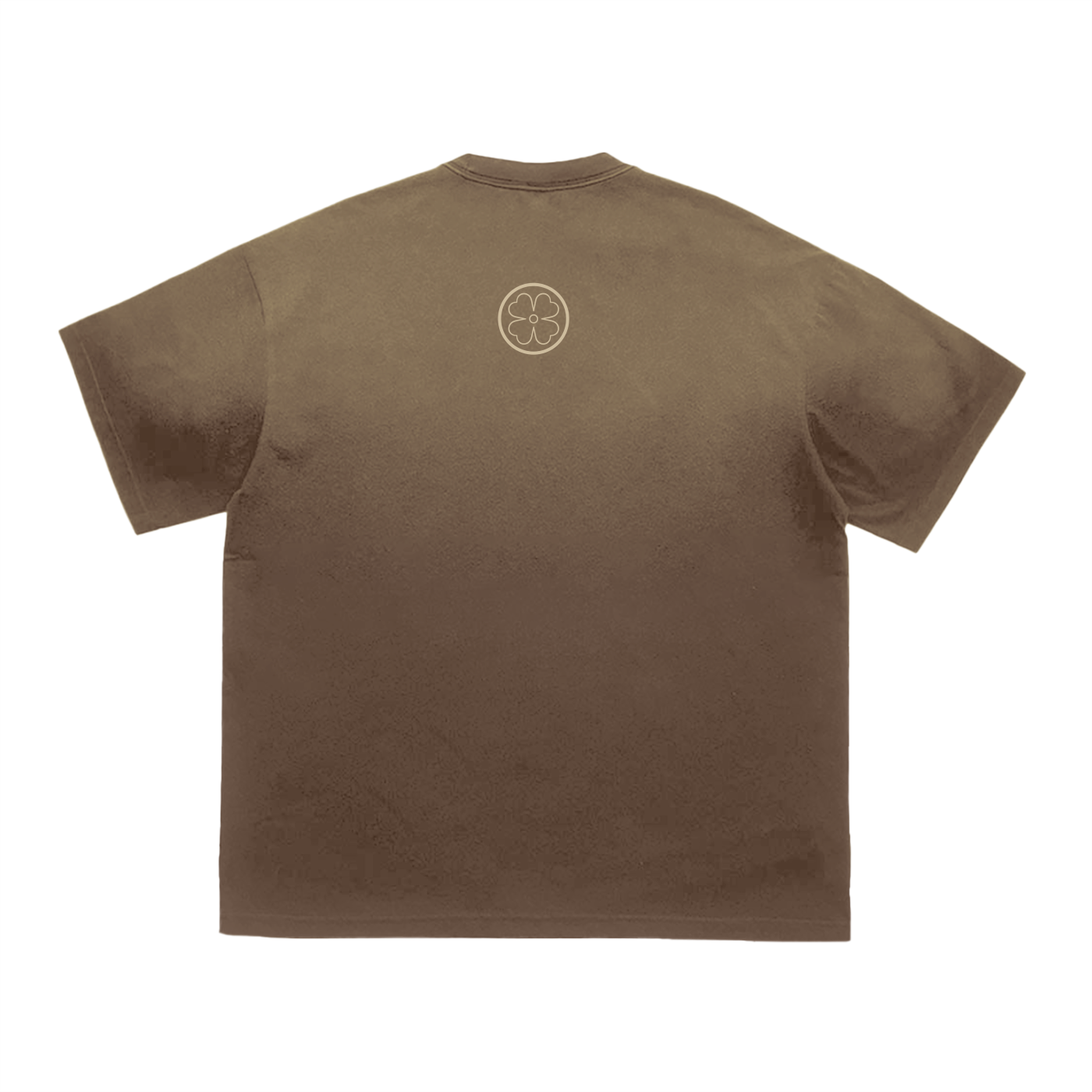 Four Clovers Tiger Stripe Gradient Washed T-Shirt